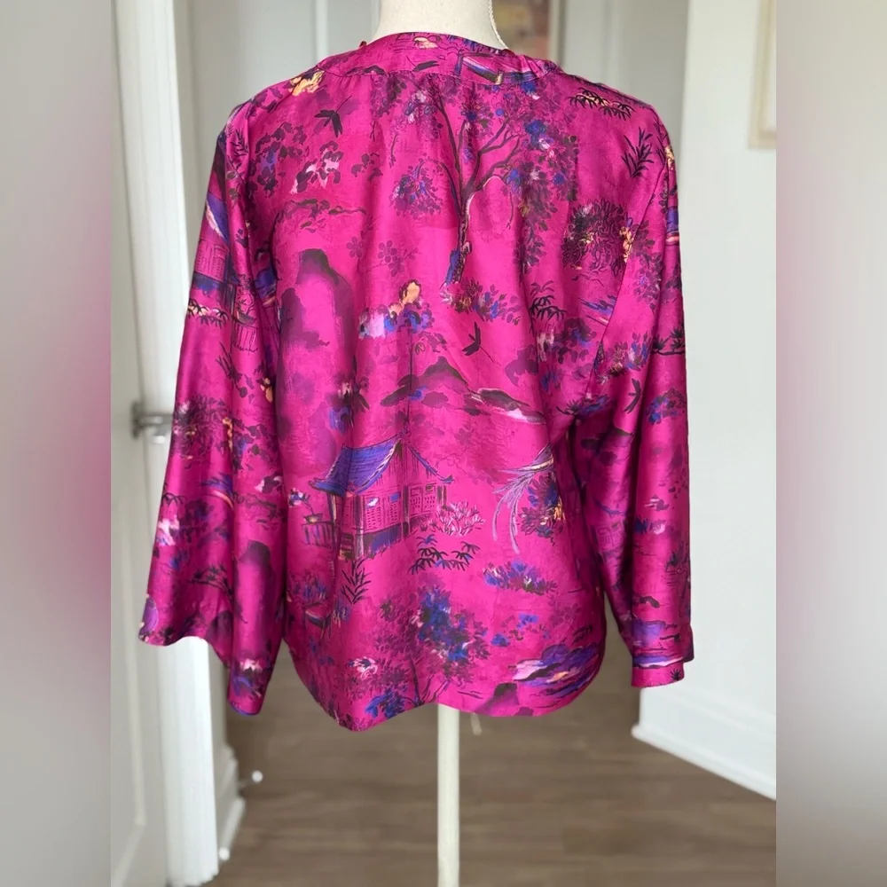 Zara Silk Top - Picture 2 of 3